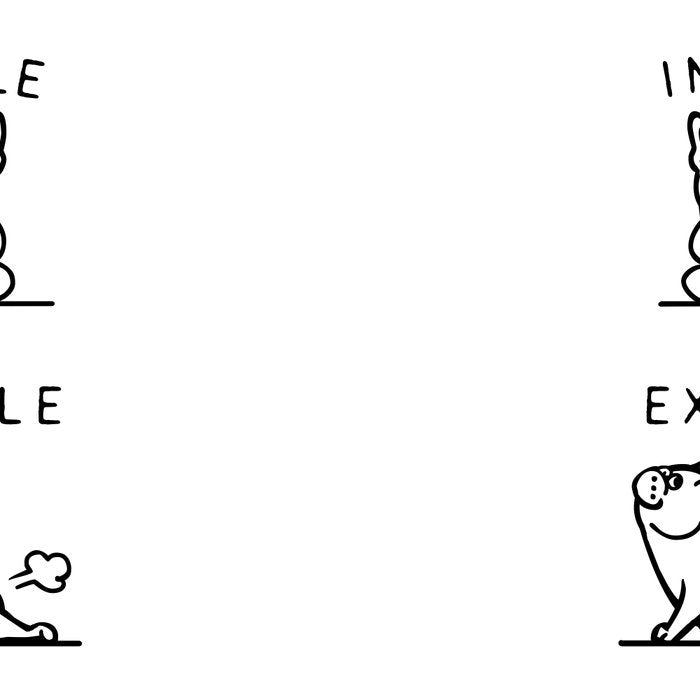 Inhale Exhale Frenchie Coffee Mug Gallery Image 2