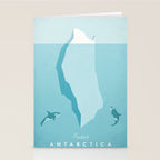 Vintage Travel Poster: Antarctica Stationery Card Gallery Image 2