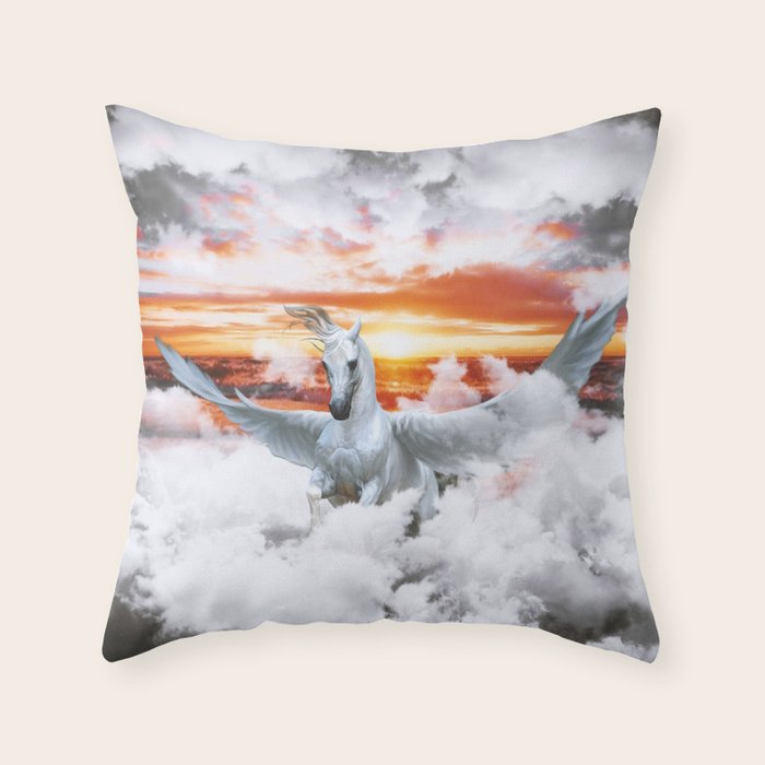 PEGASUS Throw Pillow Gallery Image 6