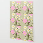 Flower Market, Rome, Pastel floral art Wallpaper Gallery Image 2