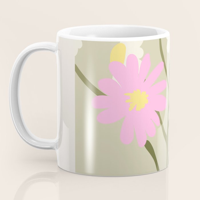 Flower Market, Rome, Pastel floral art Coffee Mug Gallery Image 3