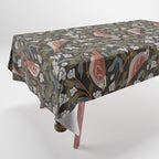 Sparrows And Apple Blossoms Tablecloth Gallery Image 1