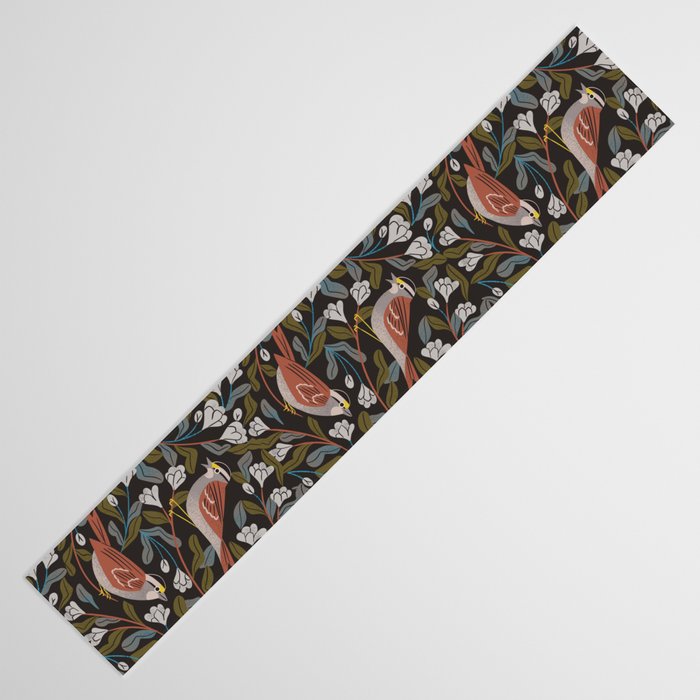 Sparrows And Apple Blossoms Table Runner Gallery Image 3