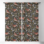 Sparrows And Apple Blossoms Window Curtain Gallery Image 5