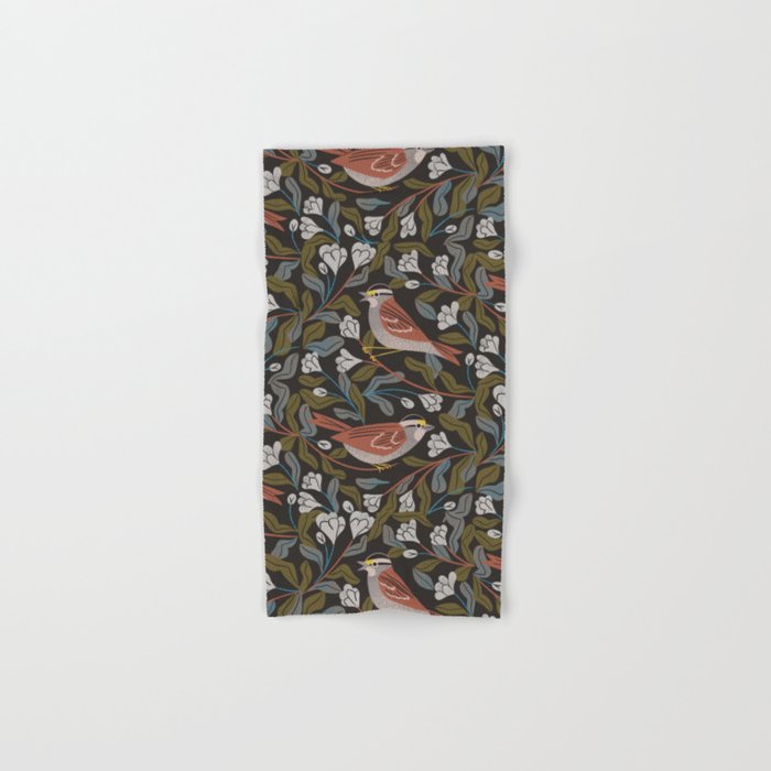 Sparrows And Apple Blossoms Bath Towel Gallery Image 1