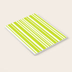 Classic Stripes XXXVIII - Lime Green Notebook Gallery Image 3
