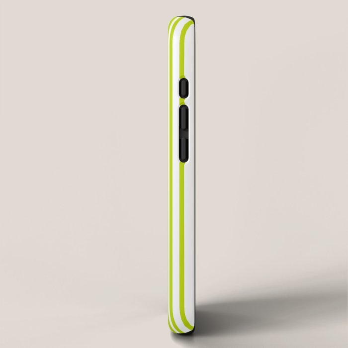 Classic Stripes XXXVIII - Lime Green iPhone Case Gallery Image 2