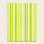 Classic Stripes XXXVIII - Lime Green Notebook Gallery Image 4