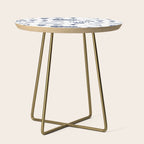 Railroad Symbols // Navy Blue Side Table Gallery Image 1