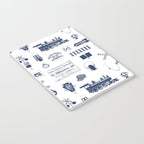 Railroad Symbols // Navy Blue Notebook Gallery Image 3