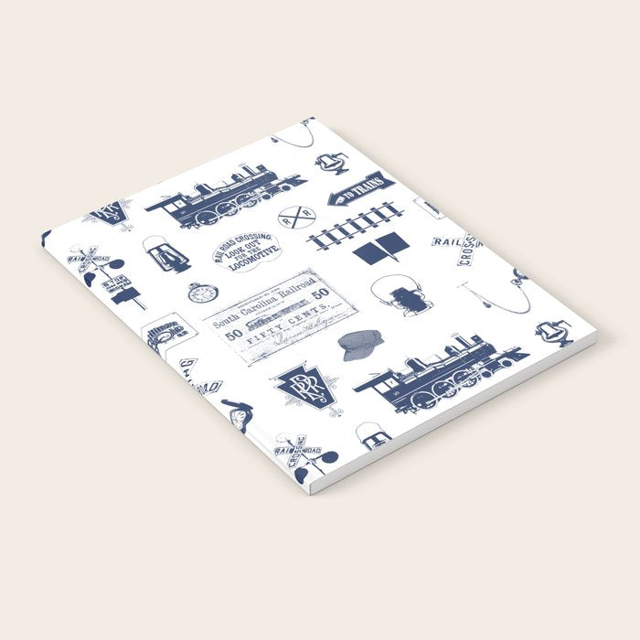 Railroad Symbols // Navy Blue Notebook Gallery Image 2
