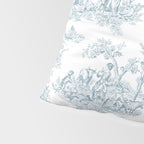 Toile De Jouy - Duck Egg Blue Pillow Sham Gallery Image 4