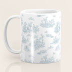 Toile De Jouy - Duck Egg Blue Coffee Mug Gallery Image 3
