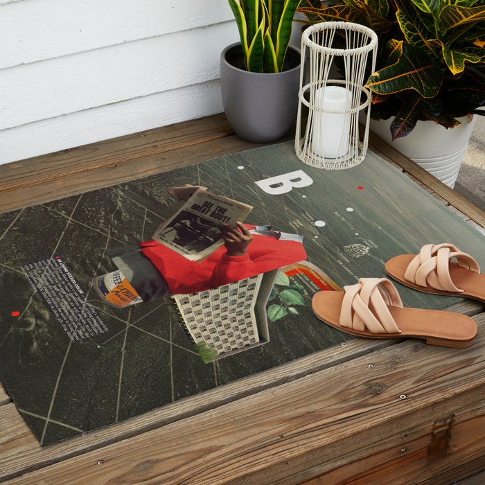 Butterfly Outdoor Rug Gallery Image 2