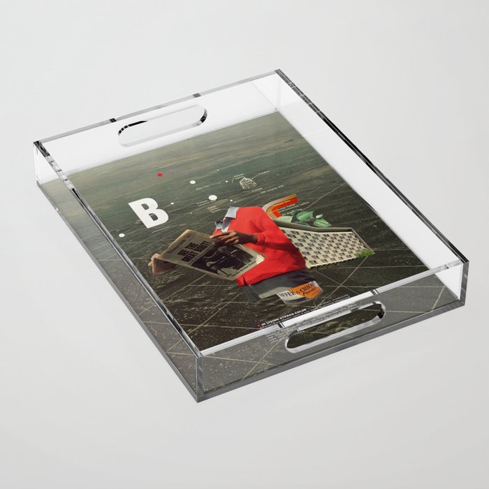 Butterfly Acrylic Tray Gallery Image 1
