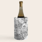 Toronto White Map Wine Chiller Gallery Image 1