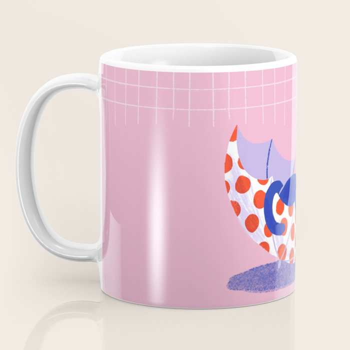 Umbrella Cat Coffee Mug Gallery Image 3