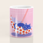 Umbrella Cat Coffee Mug Gallery Image 4