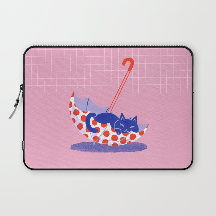 Umbrella Cat Laptop Sleeve Gallery Image 1