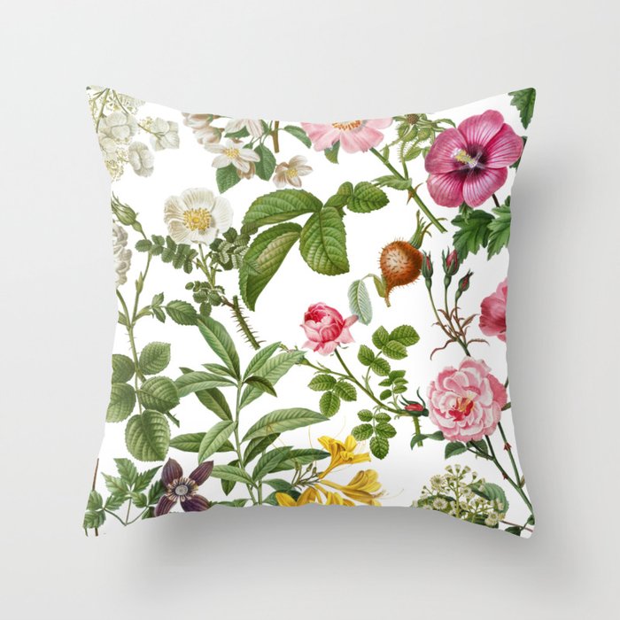 Bonnie Botanical Bloom  Throw Pillow Gallery Image 1