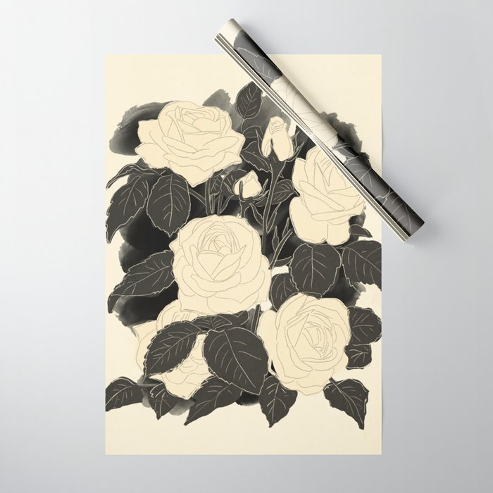 White Roses 5 Wrapping Paper Gallery Image 1
