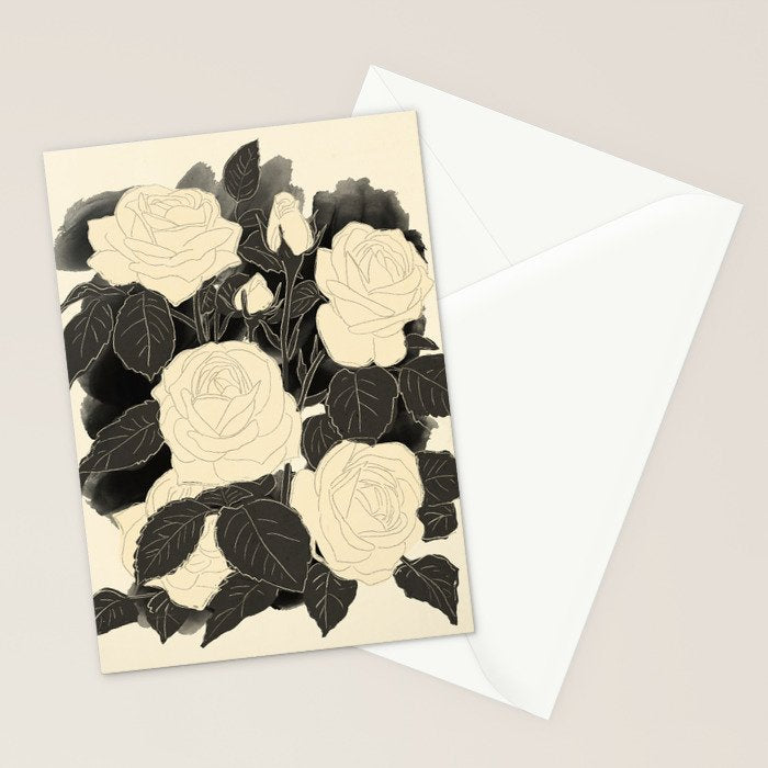 White Roses 5 Stationery Card Gallery Image 2