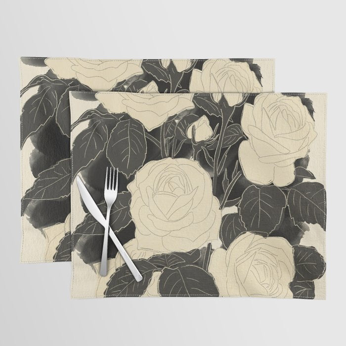 White Roses 5 Placemat Gallery Image 1