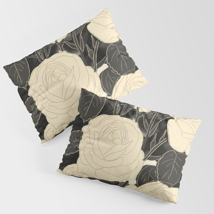 White Roses 5 Pillow Sham Gallery Image 1
