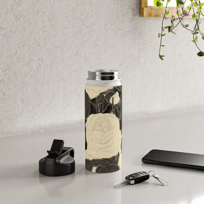 White Roses 5 Water Bottle Gallery Image 4