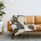 White Roses 5 Throw Blanket Gallery Image 1