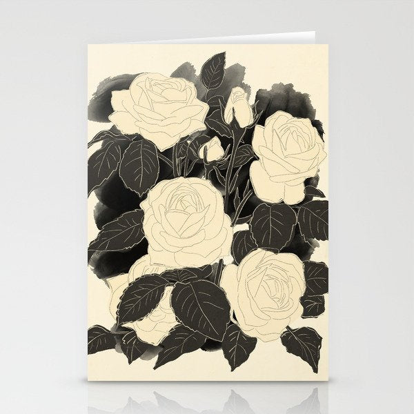 White Roses 5 Stationery Card Gallery Image 2