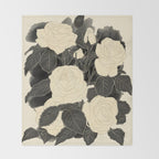 White Roses 5 Throw Blanket Gallery Image 2