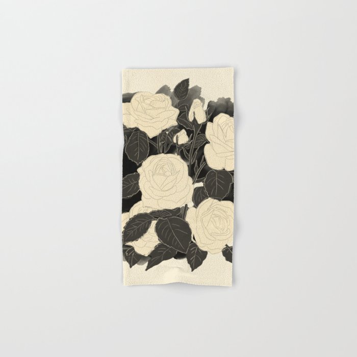 White Roses 5 Bath Towel Gallery Image 1