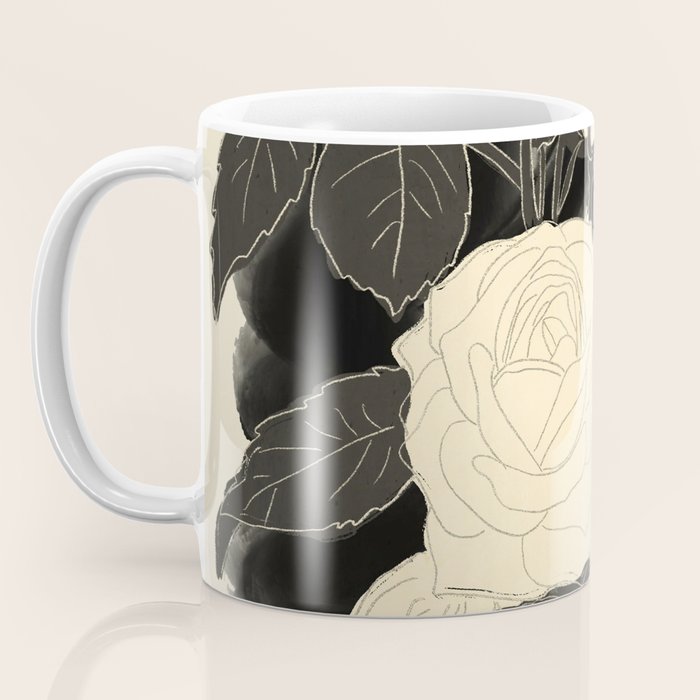 White Roses 5 Coffee Mug Gallery Image 3