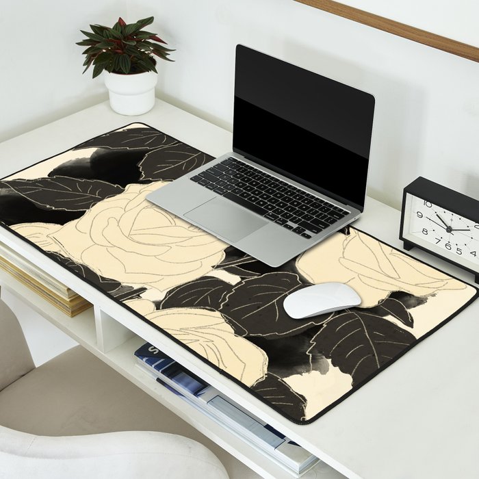 White Roses 5 Desk Mat Gallery Image 2