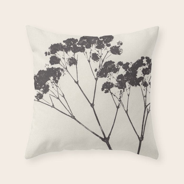 Blooms of Gypsophila #2 Throw Pillow Gallery Image 6