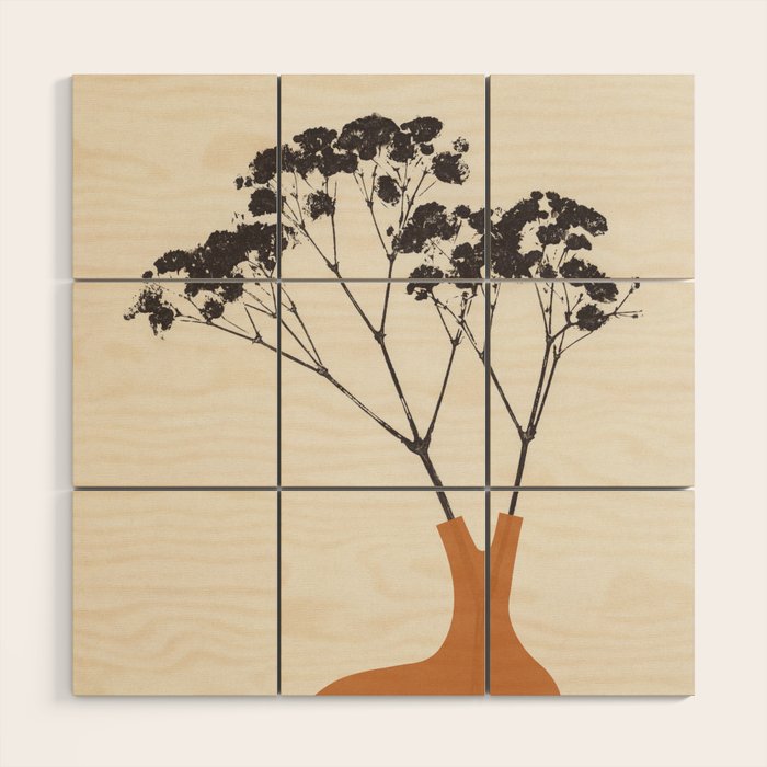Blooms of Gypsophila #2 Wood Wall Art Gallery Image 1