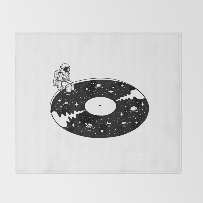 Cosmic Sound Throw Blanket Gallery Image 2