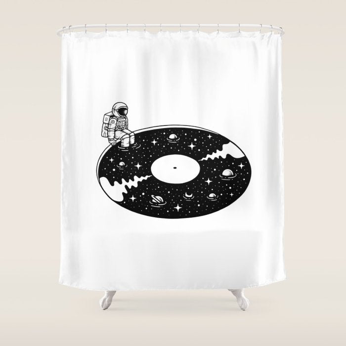 Cosmic Sound Shower Curtain Gallery Image 1