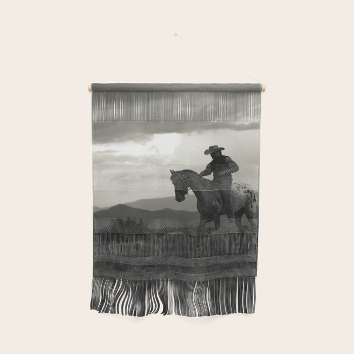 Santa Fe Cowboy on Horse Wall Hanging Gallery Image 1