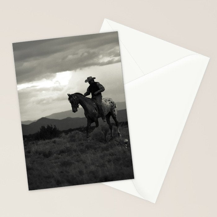 Santa Fe Cowboy on Horse Stationery Card Gallery Image 2