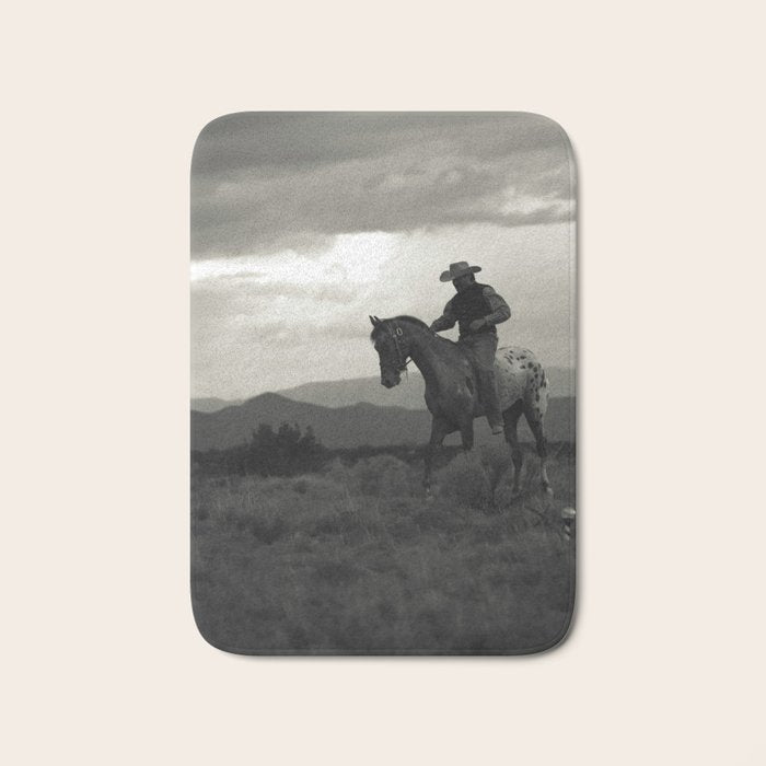 Santa Fe Cowboy on Horse Bath Mat Gallery Image 1