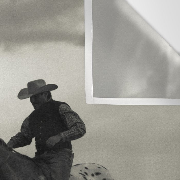 Santa Fe Cowboy on Horse Wall Tapestry Gallery Image 3