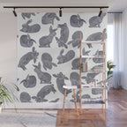 Bunny Poses Wall Mural Gallery Image 1