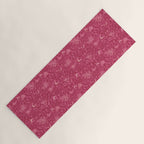 Mysterious Garden - dark pink Yoga Mat Gallery Image 1
