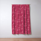 Mysterious Garden - dark pink Window Curtain Gallery Image 3