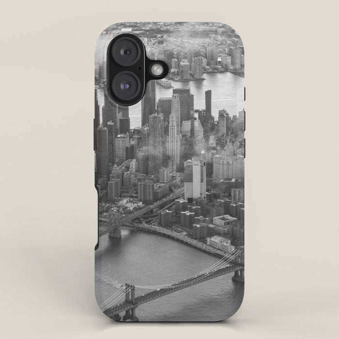Manhattan Through The Clouds iPhone Case Gallery Image 1