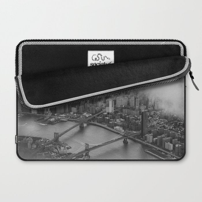 Manhattan Through The Clouds Laptop Sleeve Gallery Image 2