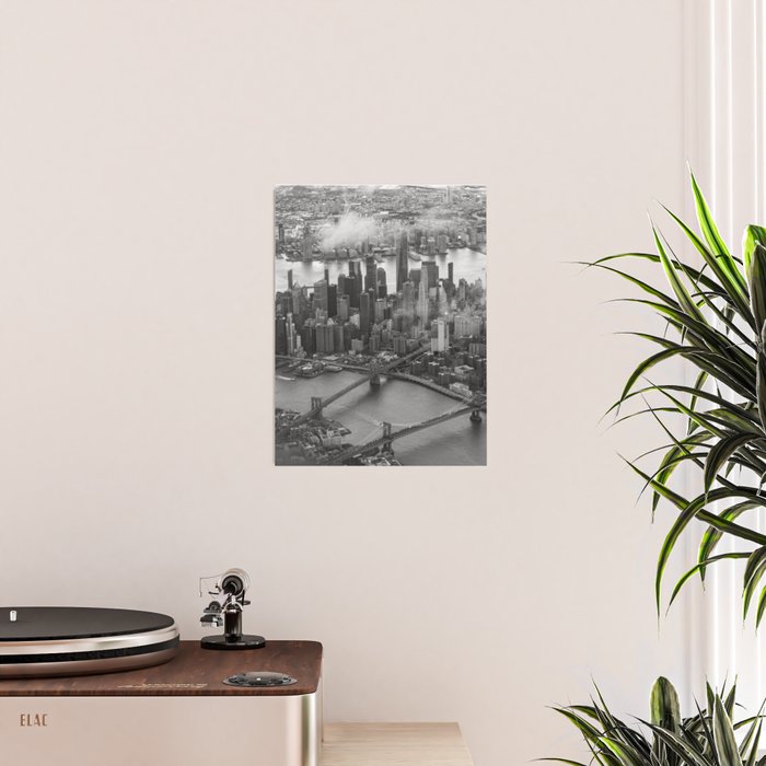 Manhattan Through The Clouds Poster Gallery Image 2