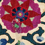 Shakhrisyabz Suzani Joynamoz Uzbekistan Floral Embroidery Print Coffee Mug Gallery Image 2
